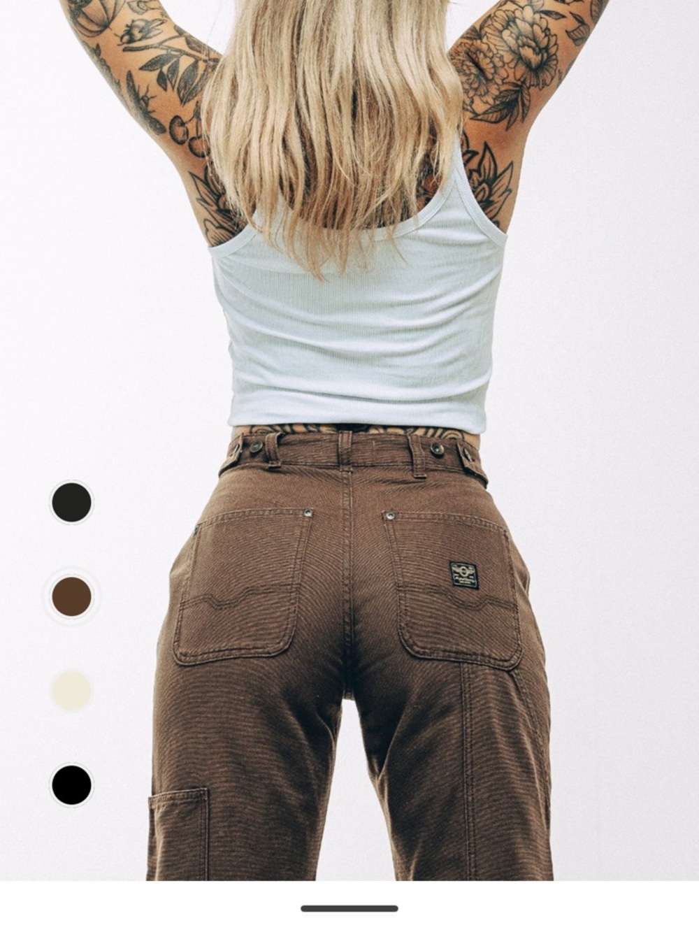 P&Co ALBION CARPENTER PANT - CARIBOU